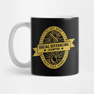 Social Distancing Champion Mug